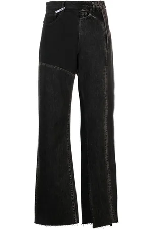 Maison Mihara Yasuhiro Jeans asimmetrici a vita alta