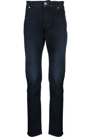 corneliani Jeans dritti con ricamo