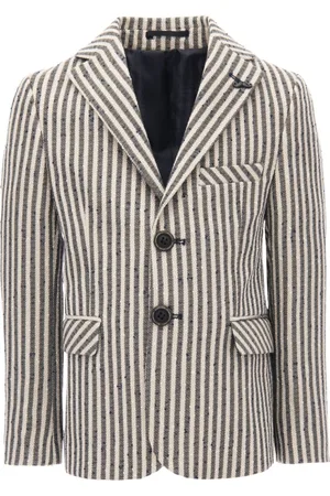 M. Moustache Blazer monopetto a righe