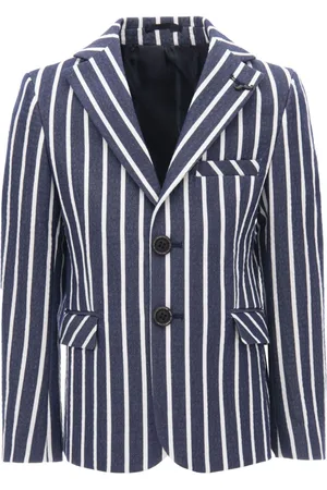 M. Moustache Blazer monopetto a righe