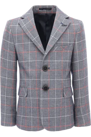 M. Moustache Blazer monopetto a quadri