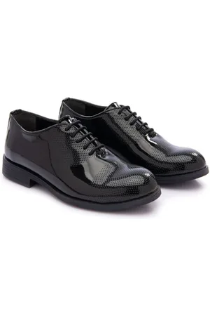 M. Moustache Oxford con dettagli traforati
