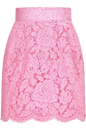 Dolce & Gabbana Minigonna in pizzo a fiori