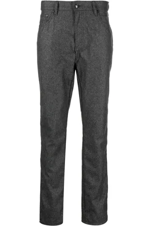 Hackett Pantaloni dritti Flannel con applicazione