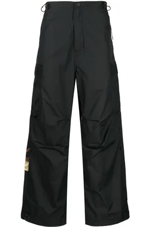 Maharishi Pantaloni dritti con ricamo
