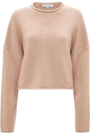 J.W.Anderson Maglione corto con ricamo