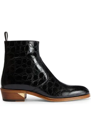 Giuseppe Zanotti Stivali Fabyen con effetto coccodrillo