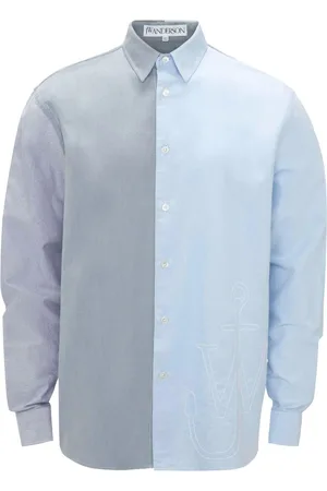 J.W.Anderson Camicia patchwork con ricamo Anchor