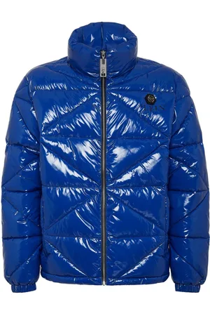 Philipp Plein Piumino con applicazione Hexagon