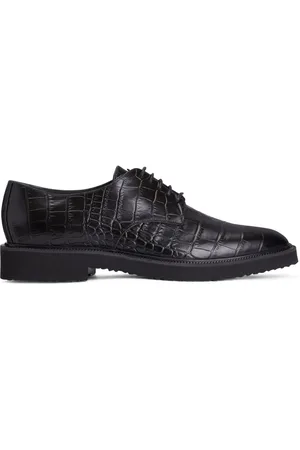 Giuseppe Zanotti Oxford con effetto coccodrillo