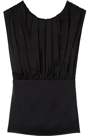 Jil Sander Blusa smanicata con ruches