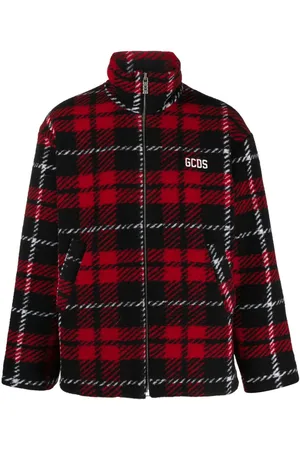 GCDS Bomber con motivo tartan
