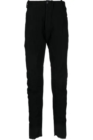 MASNADA Pantaloni dritti con effetto vissuto