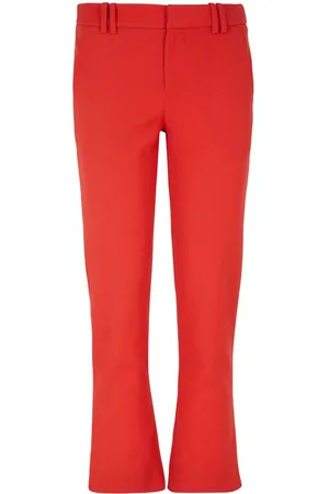Balmain Pantaloni crop svasati