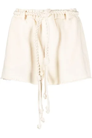 Alanui Shorts con cintura intrecciata