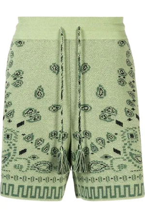 Alanui Shorts con motivo bandana jacquard