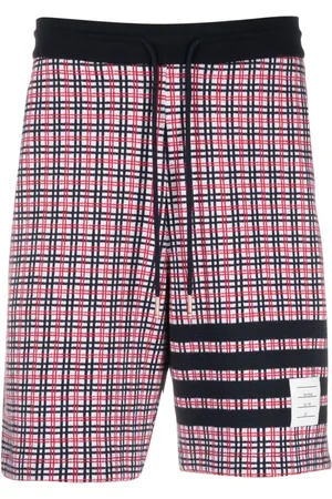 Thom Browne Shorts sportivi a quadri