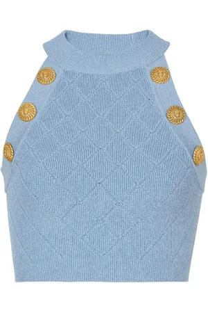 Balmain Top 6-Button crop