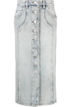Marant Etoile Gonna midi denim Vandy