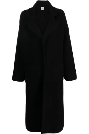 Totême Ribbed long cardi-coat