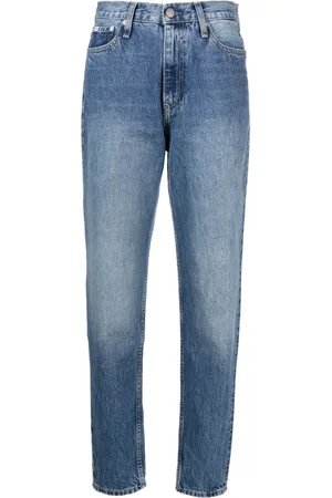 Calvin Klein Jeans affusolati a vita alta