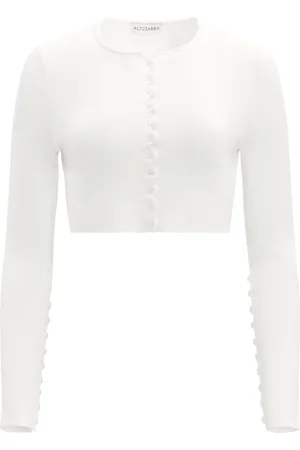 Altuzarra Top Haruni con bordo a smerlo