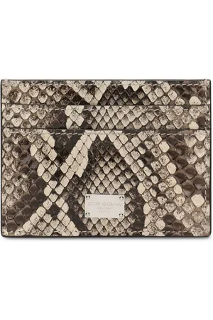 Dolce & Gabbana Portacarte con stampa e placca logo