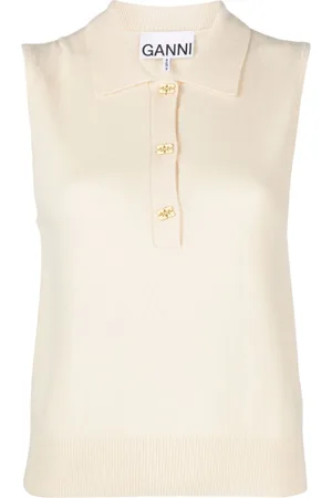 Ganni Gilet con logo
