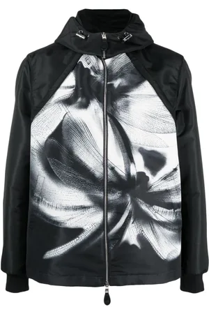 Alexander McQueen Bomber con cappuccio Dragonfly Shadow