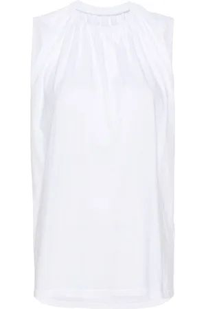 Maison Margiela Top con arricciature