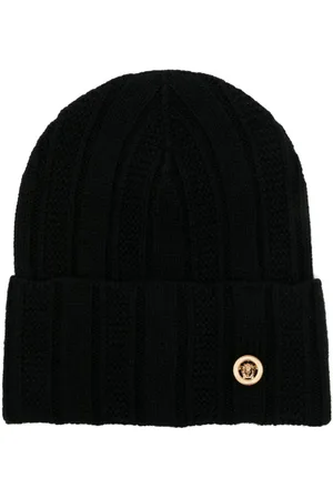 VERSACE Berretto a coste Medusa
