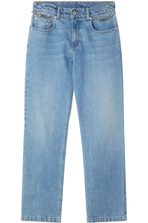 Stella McCartney Jeans dritti con catena Falabella