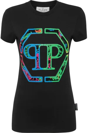 Philipp Plein T-shirt Sexy Pure con strass