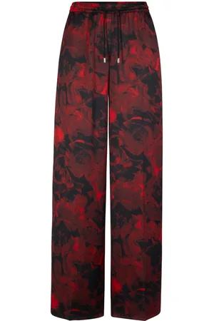 HUGO BOSS Pantaloni dritti con stampa astratta
