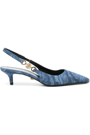 VERSACE Pumps denim Barocco 40mm
