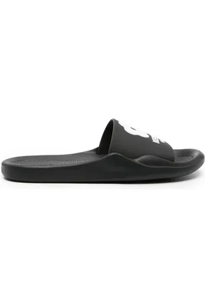 Kenzo Sandali slides Boke Flower con logo goffrato