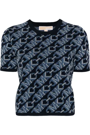 Michael Kors Top con monogramma jacquard