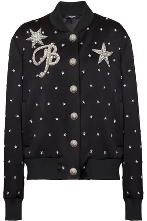 Balmain Bomber Stars con ricamo