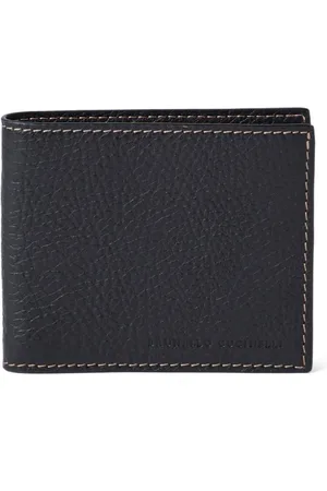Brunello Cucinelli Portafoglio bi-fold in pelle
