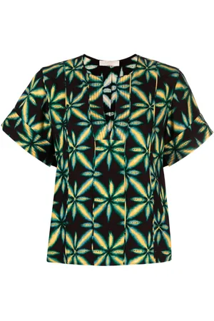 ULLA JOHNSON Blusa Rosie a fiori