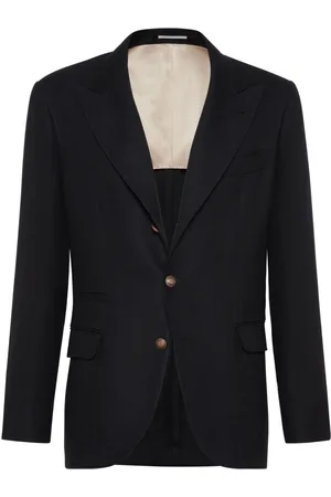 Brunello Cucinelli Blazer con revers a lancia