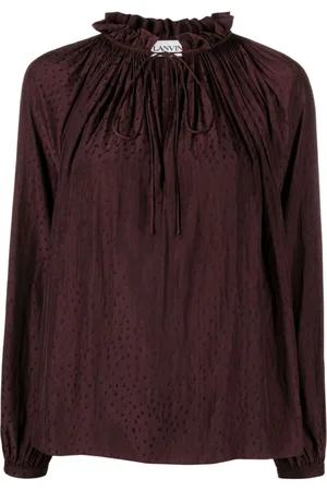 Lanvin Blusa con ruches