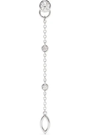 COURBET Orecchino CO in oro bianco 18kt con diamanti da laboratorio