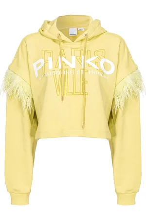 Pinko Felpa con cappuccio crop