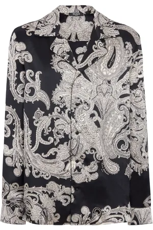 Balmain Camicia con stampa paisley