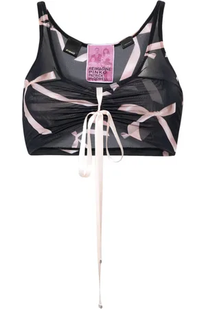 Pinko Canotta semi trasparente x Patrick McDowell