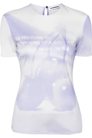 Jil Sander T-shirt con stampa grafica