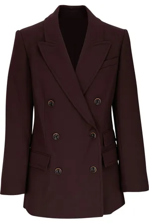 ZIMMERMANN Blazer doppiopetto con revers a lancia