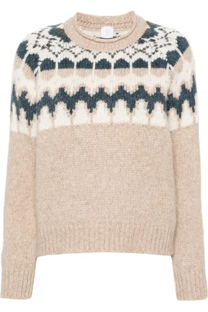 ELEVENTY Maglione con motivo a intarsi