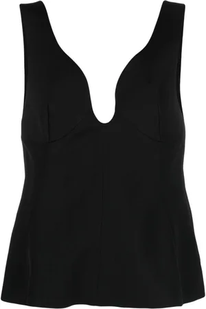 Jil Sander Top con scollo ampio